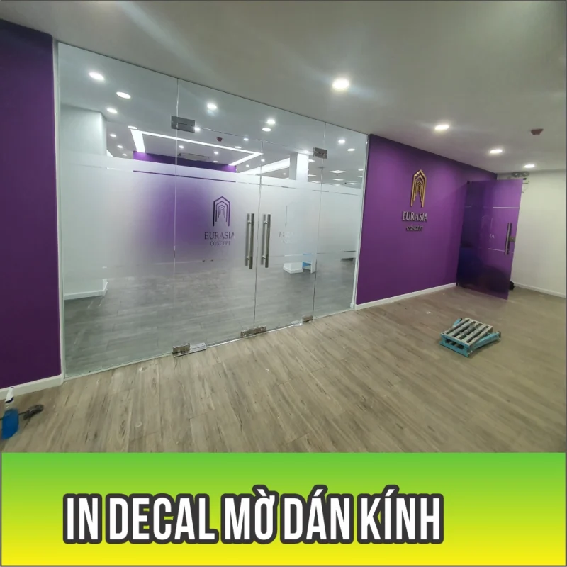 mẫu in decal mờ dán kính