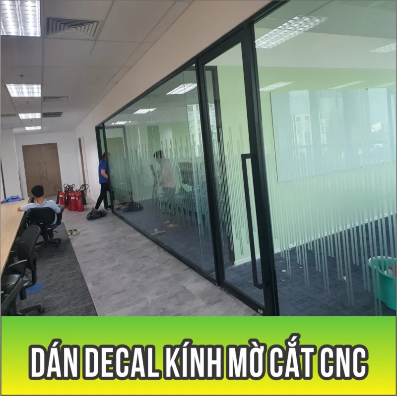 dán decal kính mờ văn phòng mẫu 1