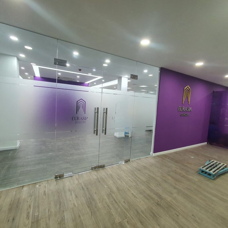 mẫu cắt decal mờ dán kính
