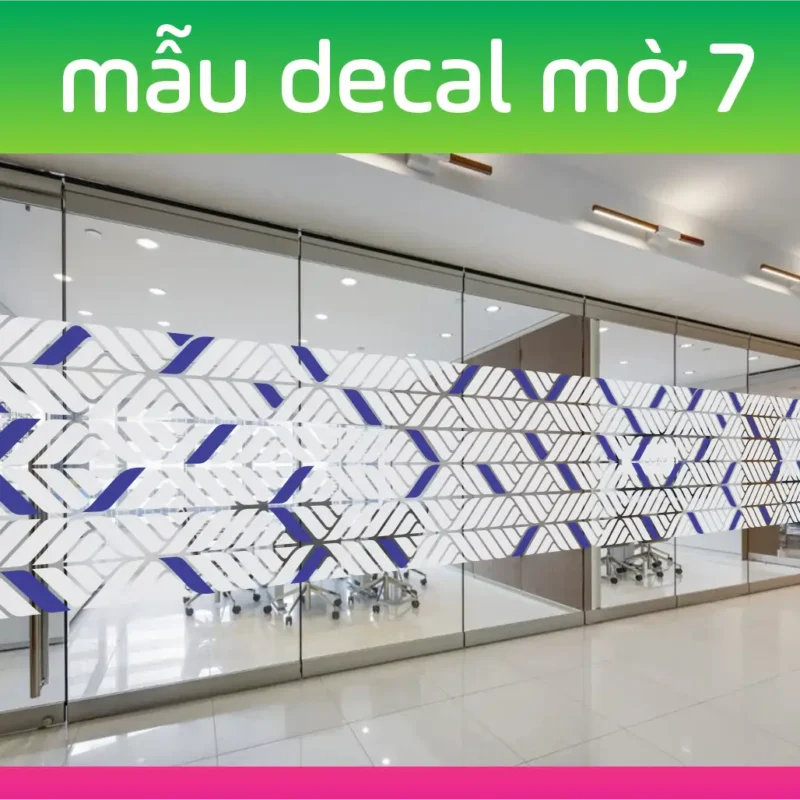 dán decal kính mờ văn phòng mẫu 1