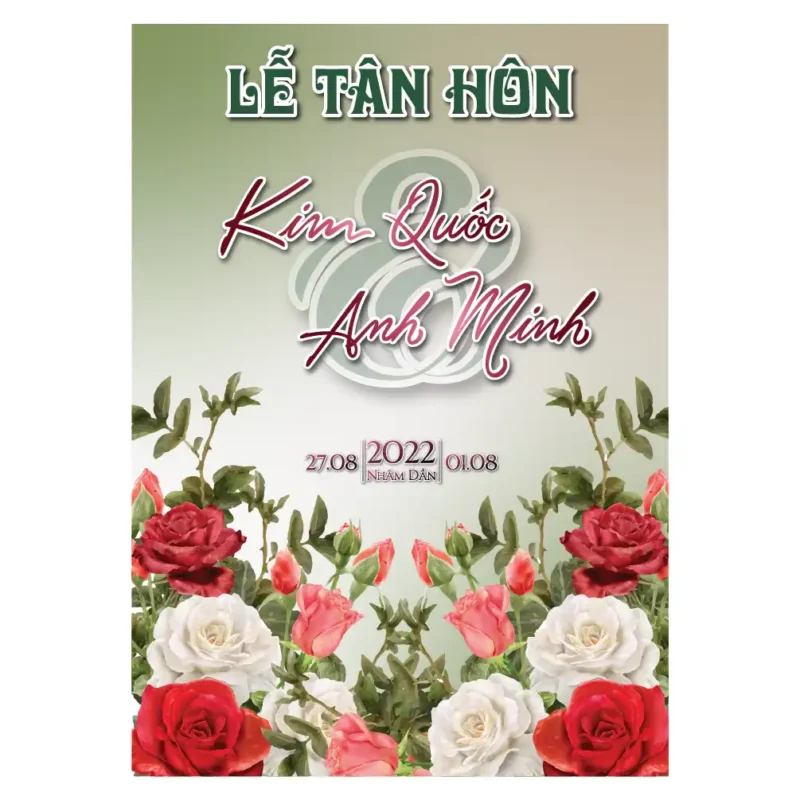 mẫu bảng tên đám cưới số 362