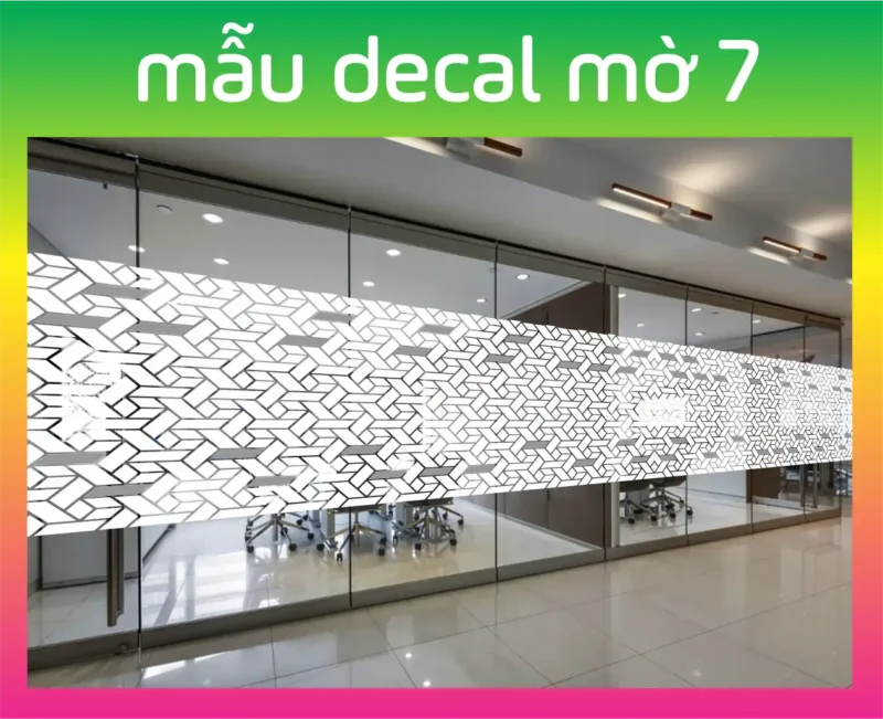 dán decal kính mờ văn phòng mẫu 6