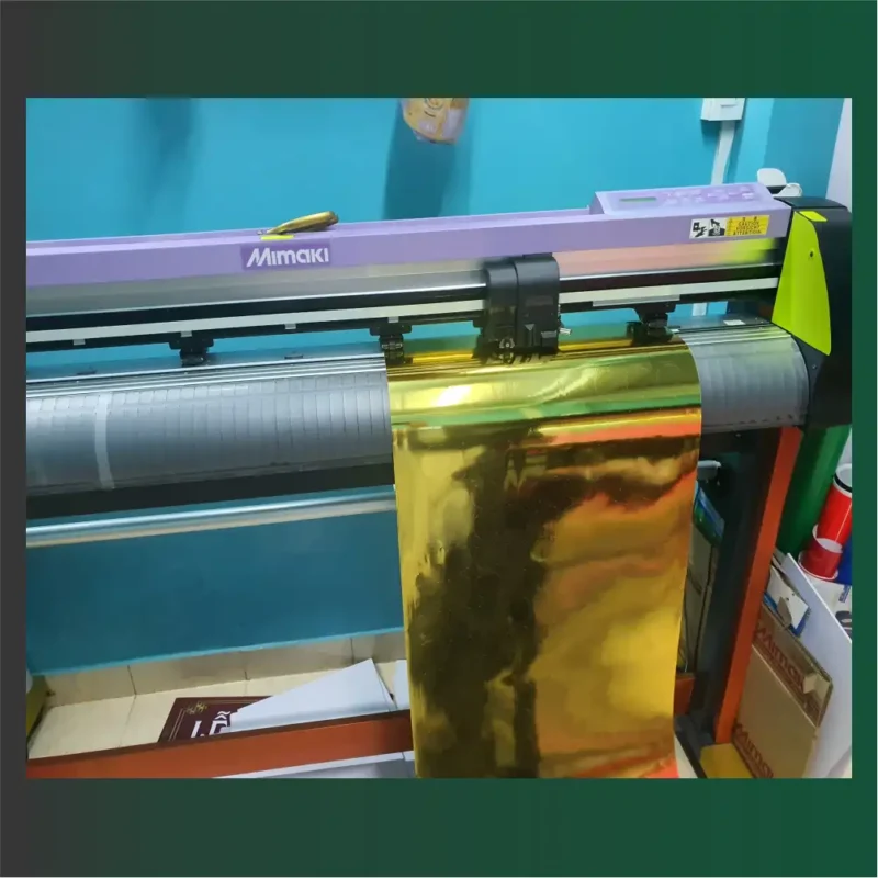 mẫu cắt decal inox vàng