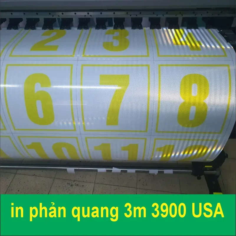 in decal phản quang 3900