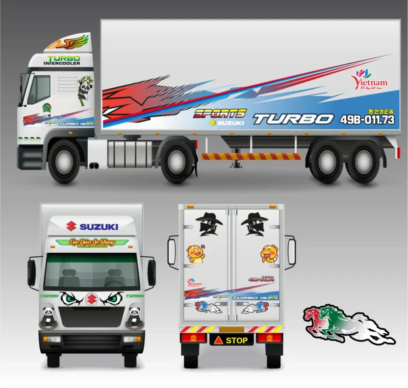 mẫu tem xe tải 23