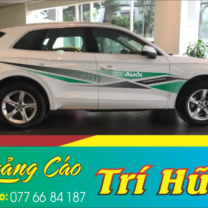mẫu tem xe audi