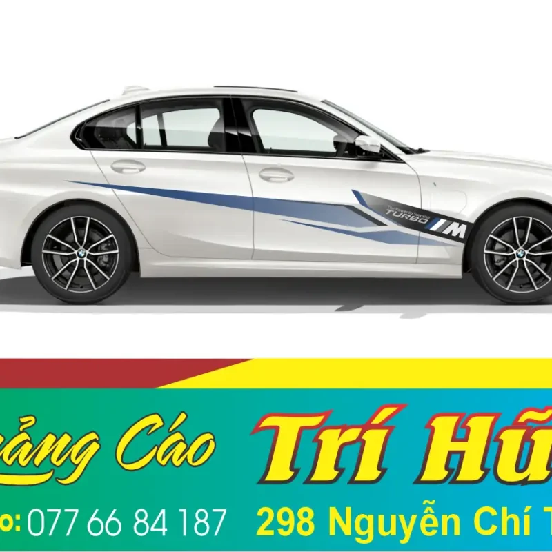 mẫu tem xe bmw