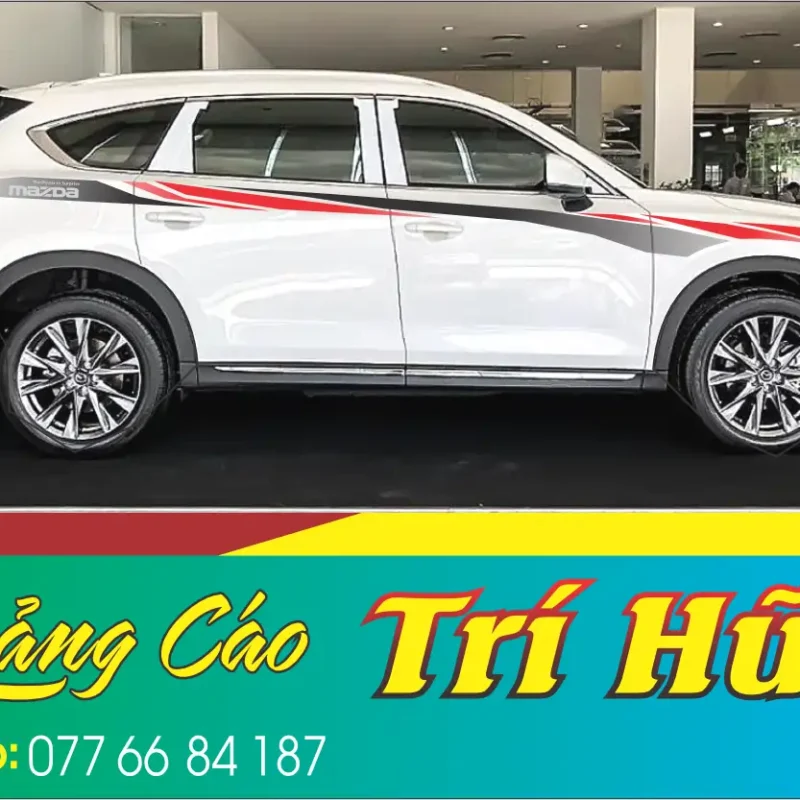 mẫu tem xe mazda