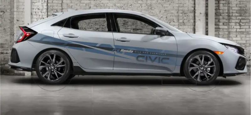 mẫu tem xe honda civic