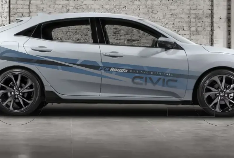 mẫu tem xe honda civic