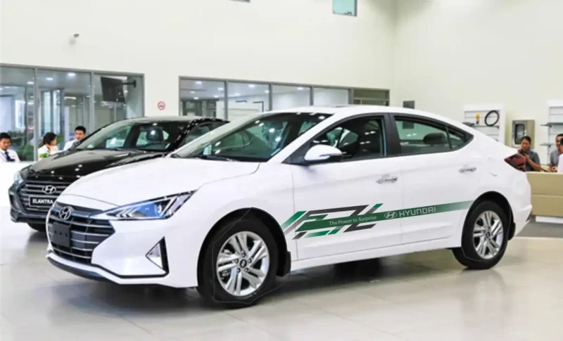 mẫu tem xe hyundai