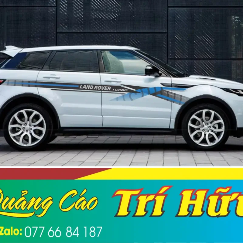 mẫu tem xe lanrover