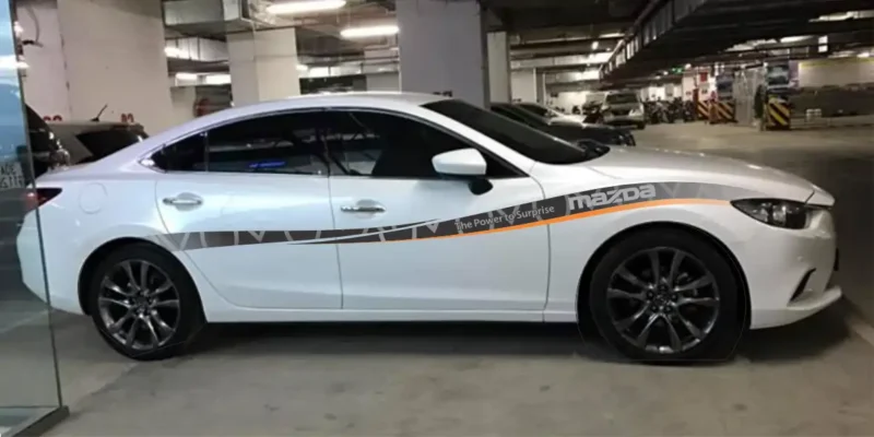 mẫu tem xe mazda 1