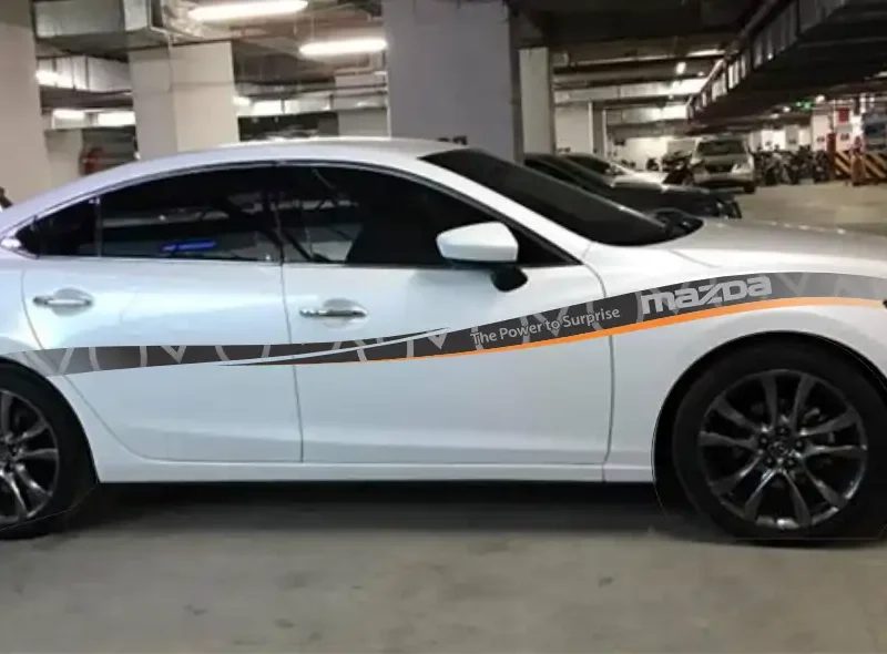 mẫu tem xe mazda 1