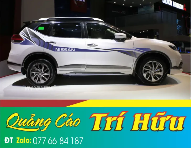 mẫu tem xe nissan