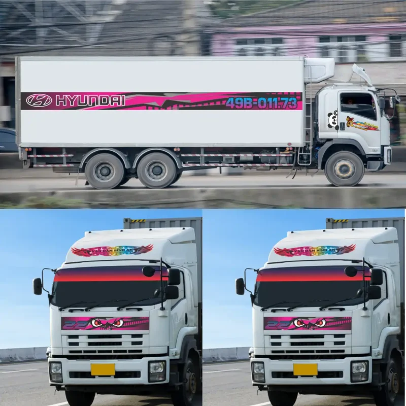 mẫu tem xe tải 1