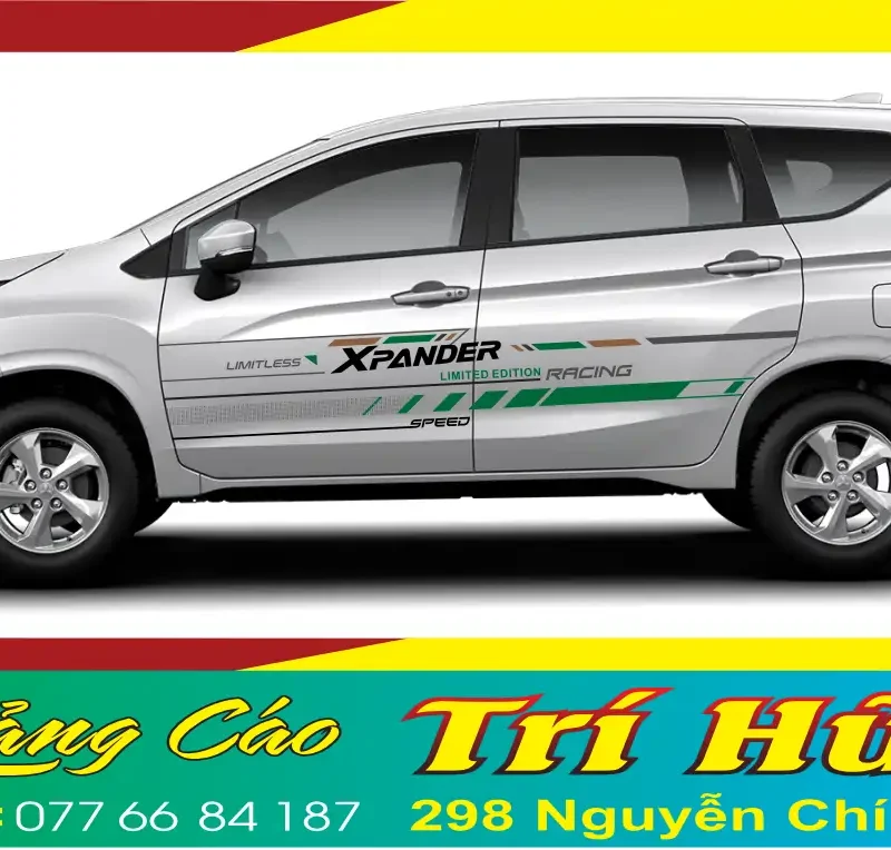 mẫu tem xe xpander 3