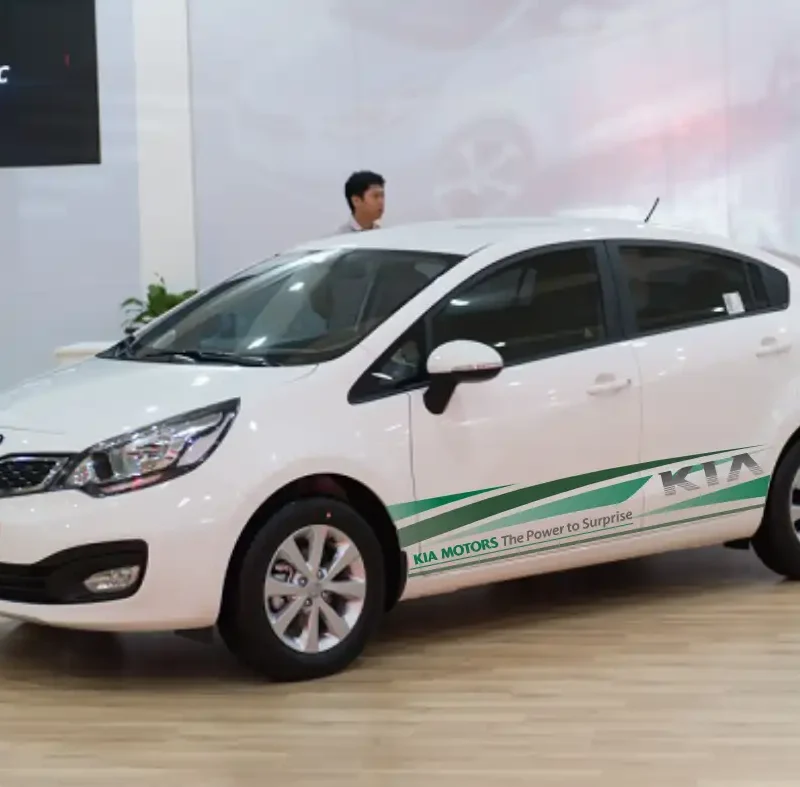mẫu tem xe kia