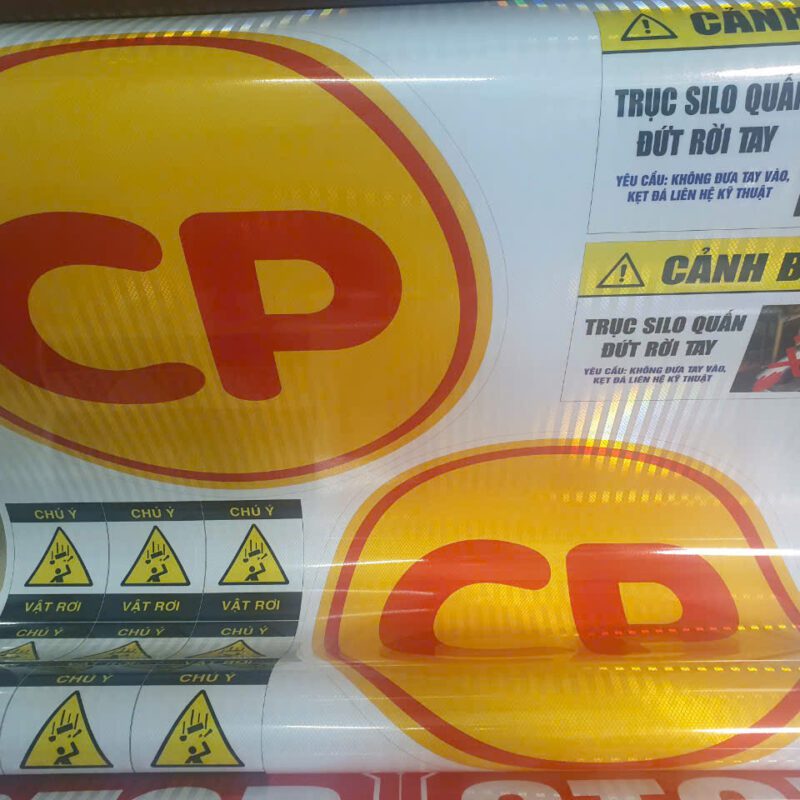 mẫu in decal phản quang CP