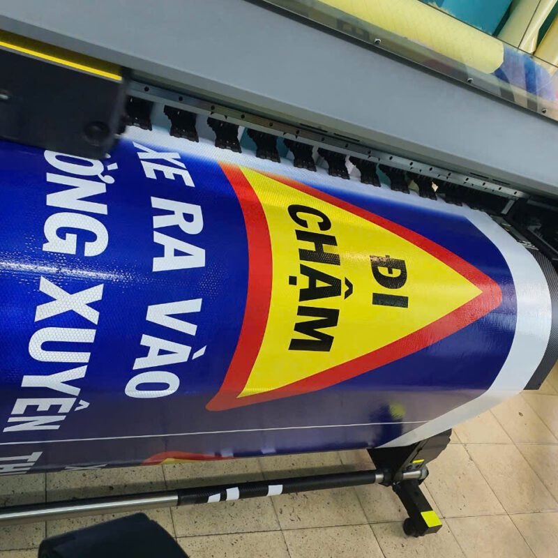 mẫu in decal phản quang 3D tổ ong