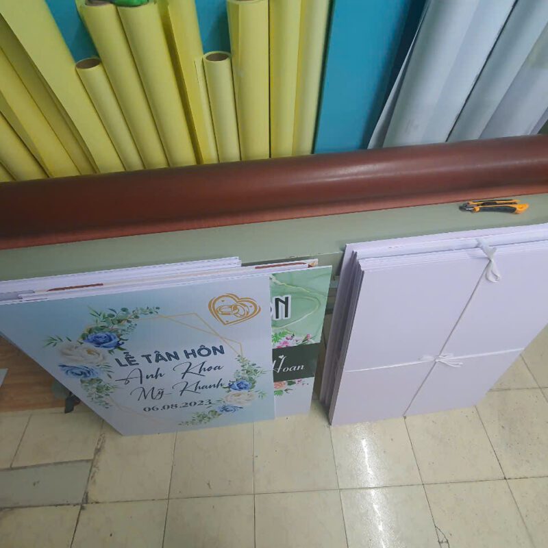 bảng tên đám cưới đã làm 4